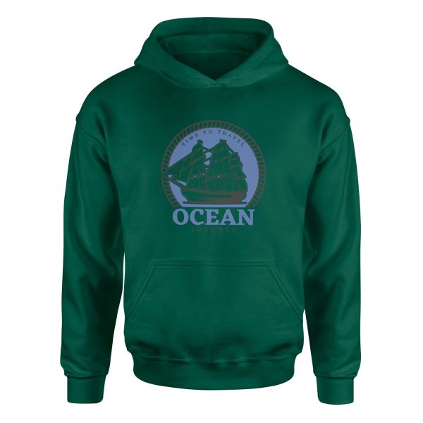 Ocean Journey Denizci Hoodie XL - Nefti Yeşili