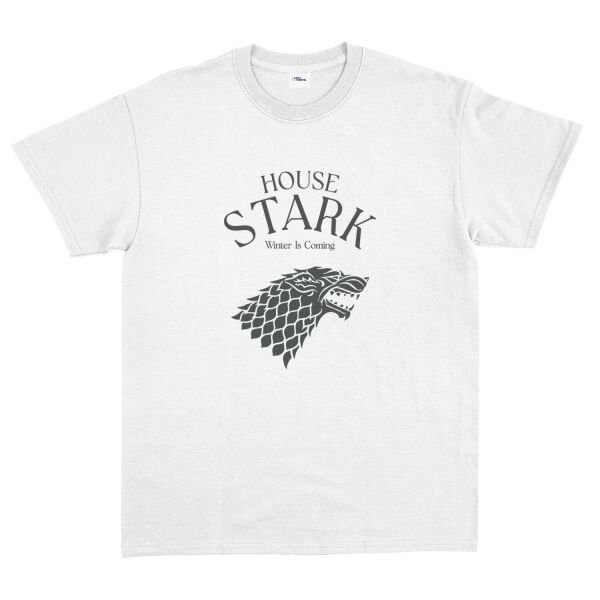 House Stark Tişört M - Beyaz