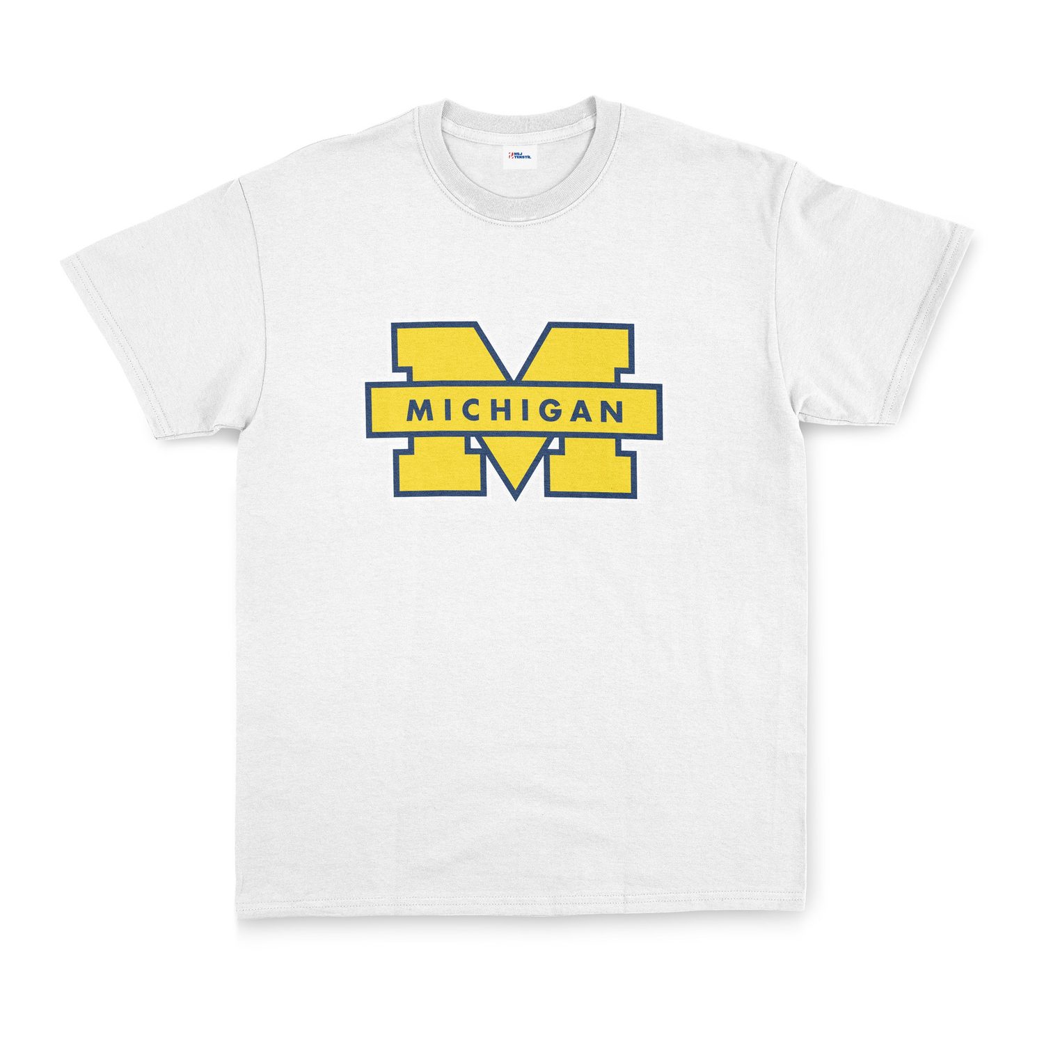 Michigan Wolverines Tişört L - Beyaz