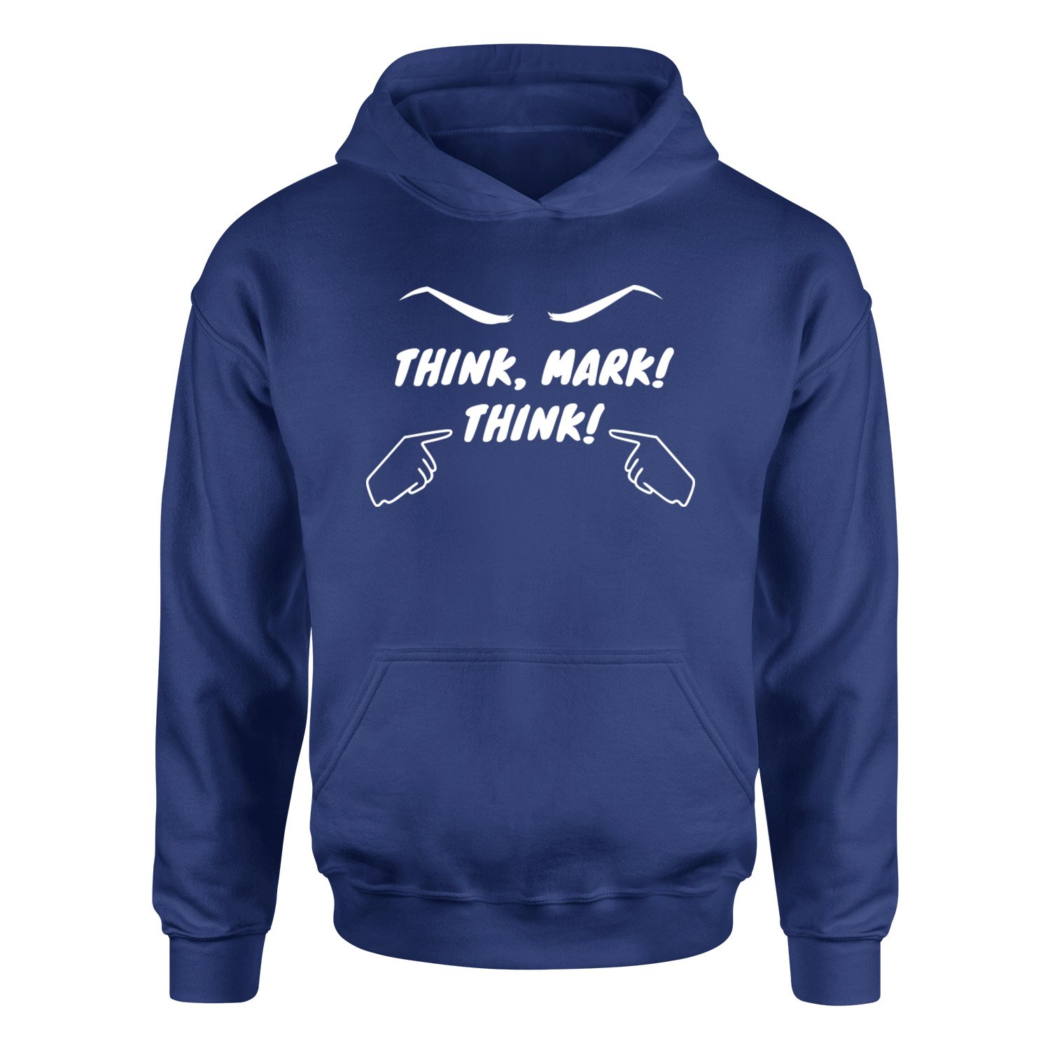 Think Mark Think Hoodie S - İndigo Mavisi