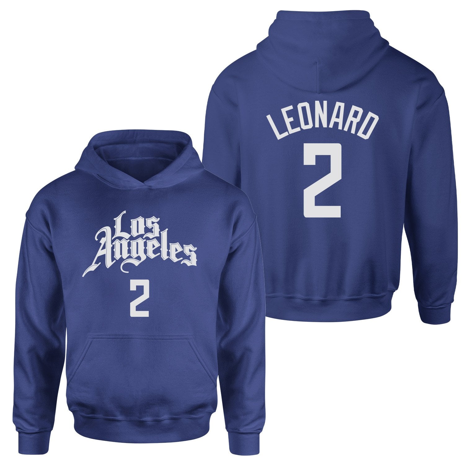 Kawhi Leonard Forma Hoodie L - İndigo Mavisi
