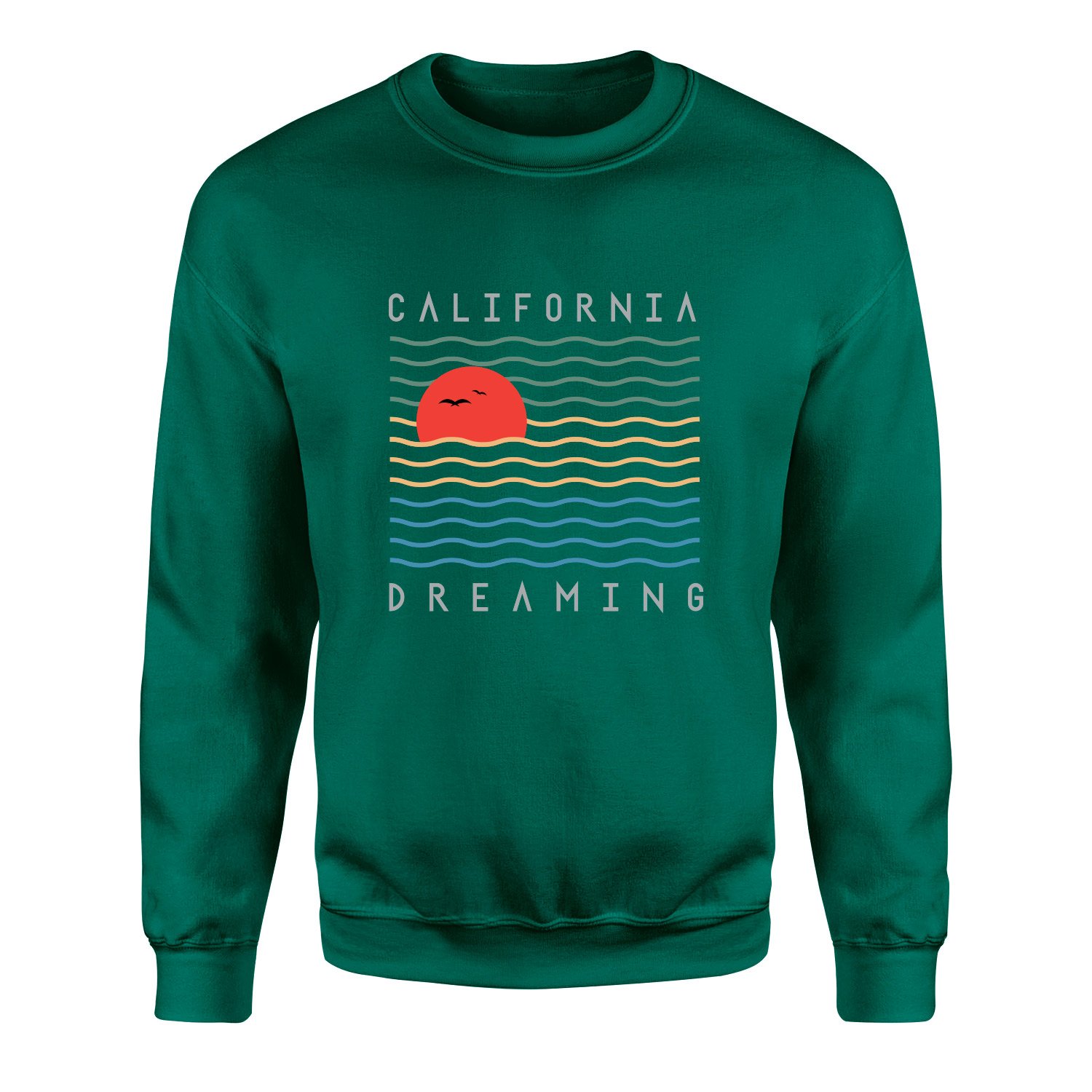 California Dreamin’ Sweatshirt S - Nefti Yeşili