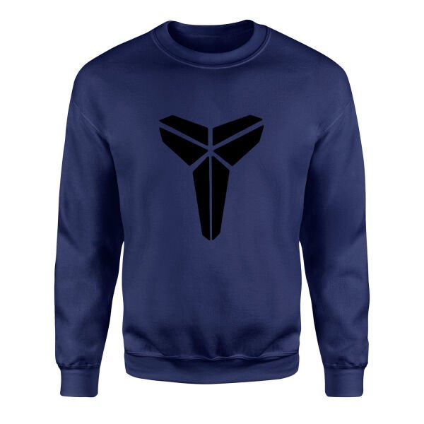 Mamba Mentality Kobe Bryant Sweatshirt L - İndigo Mavisi