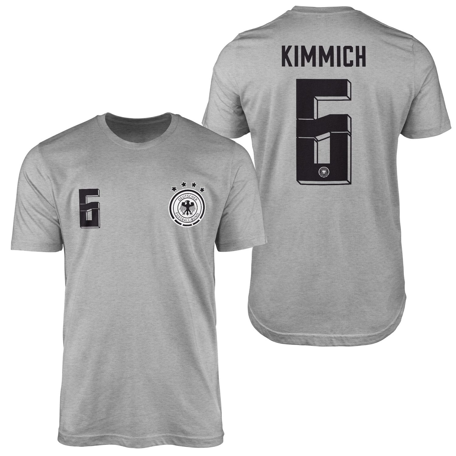 Joshua Kimmich | Almanya 2024 Forma Tişört XL - Gri
