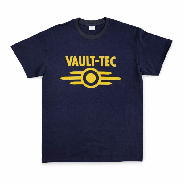 Vault-Tec Corporation | Fallout Tişört L - İndigo Mavisi