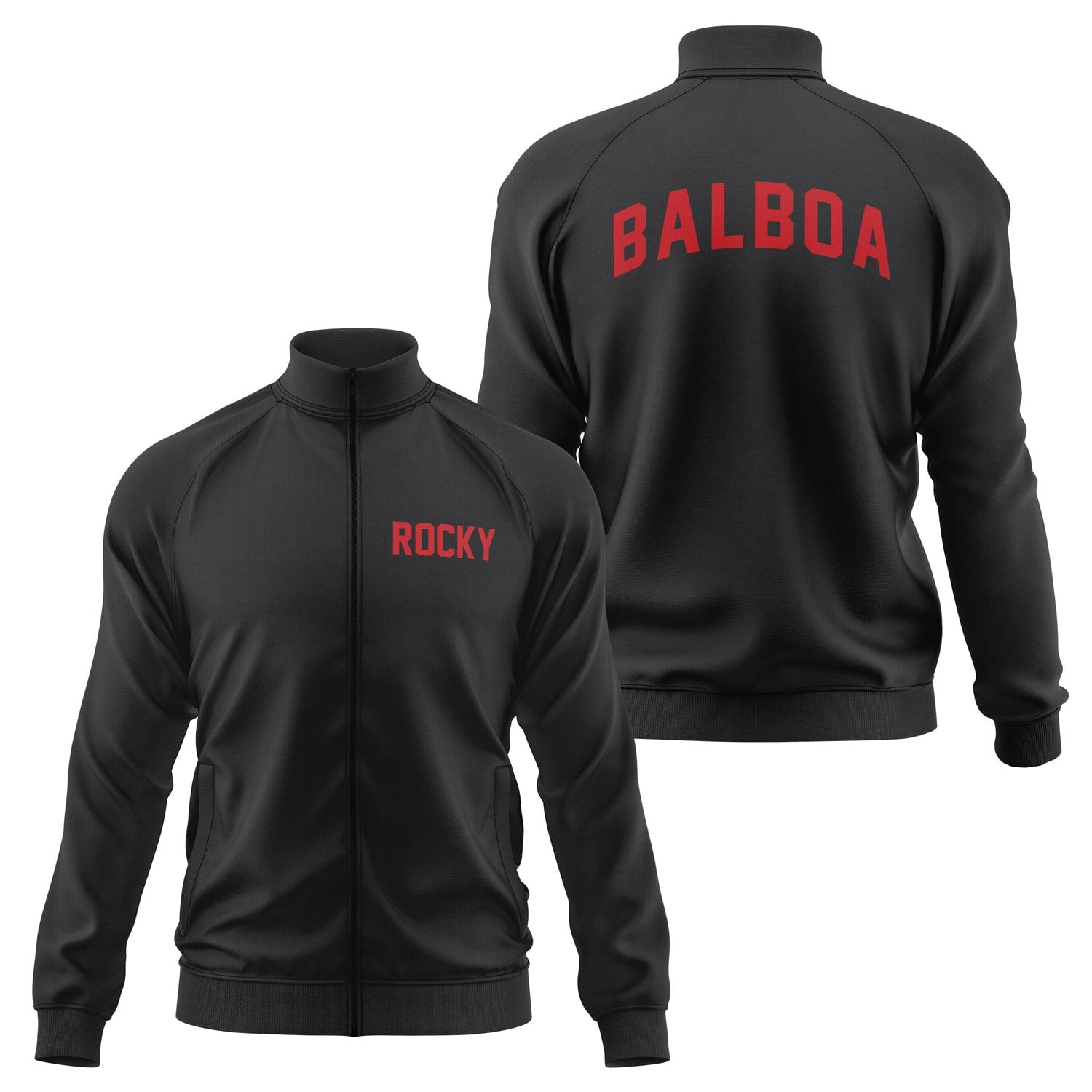Rocky BALBOA Special Fermuarlı Sweatshirt XL - Siyah