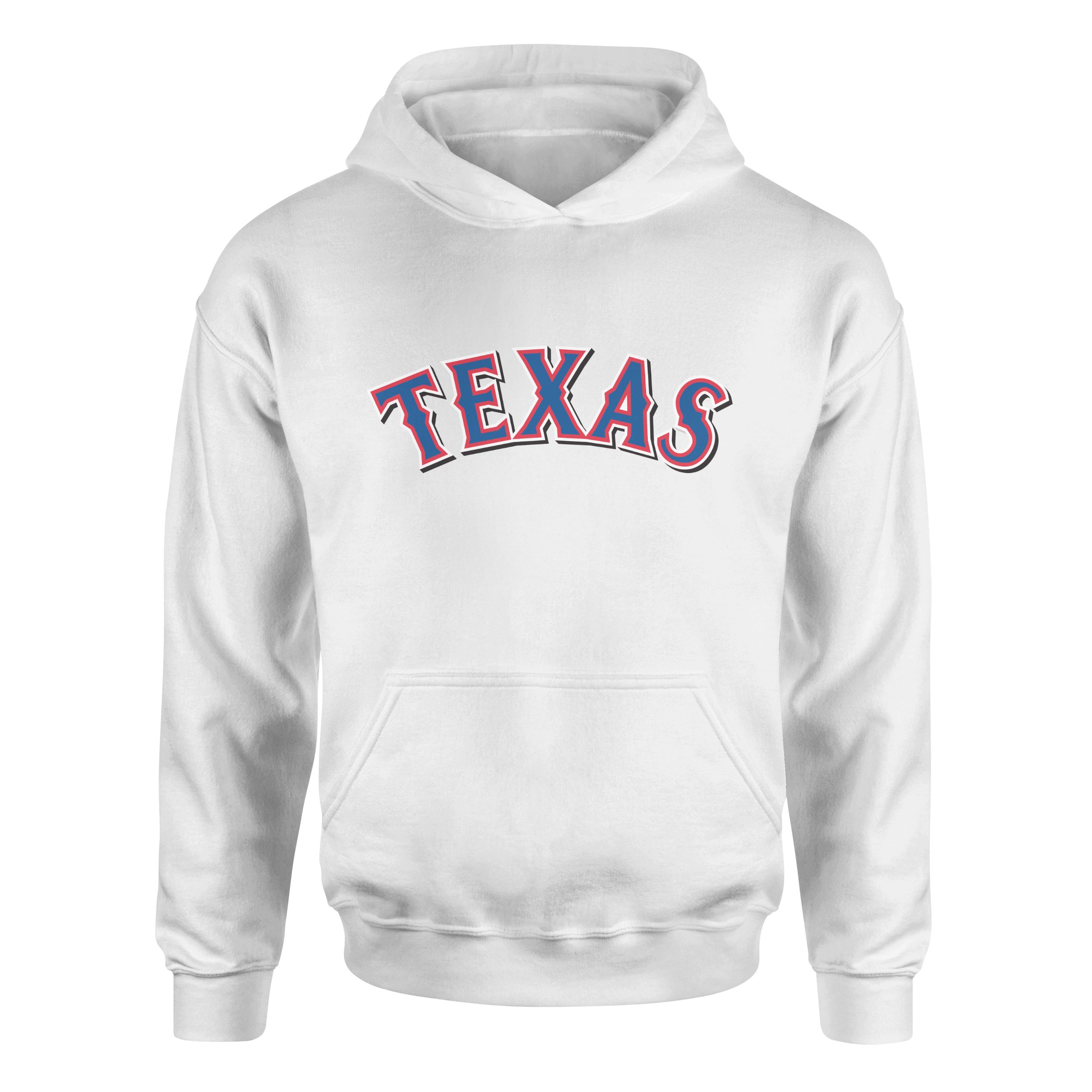 Texas Rangers Arch Hoodie M - Beyaz