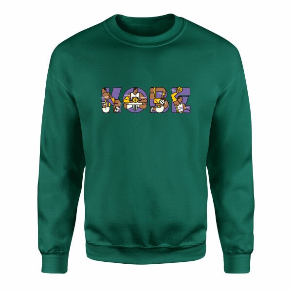KOBE Sweatshirt XXL - Nefti Yeşili