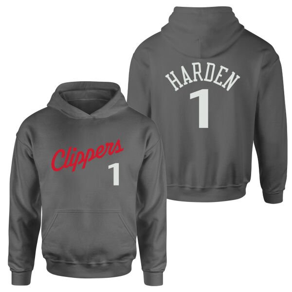 James Harden 1 LA Jersey Hoodie L - Füme