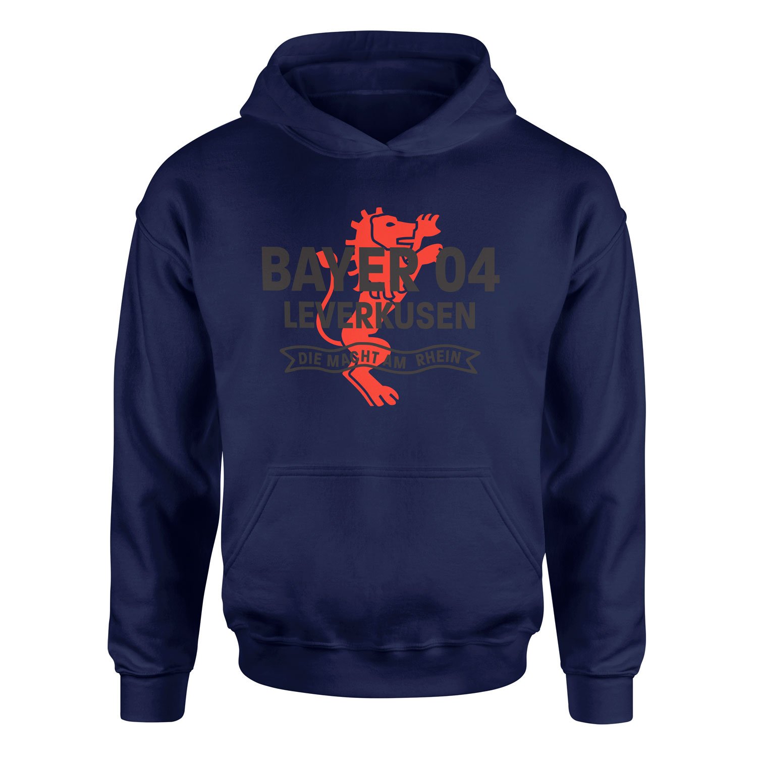 B04 Leverkusen Die Macht Am Rhein Hoodie M - İndigo Mavisi