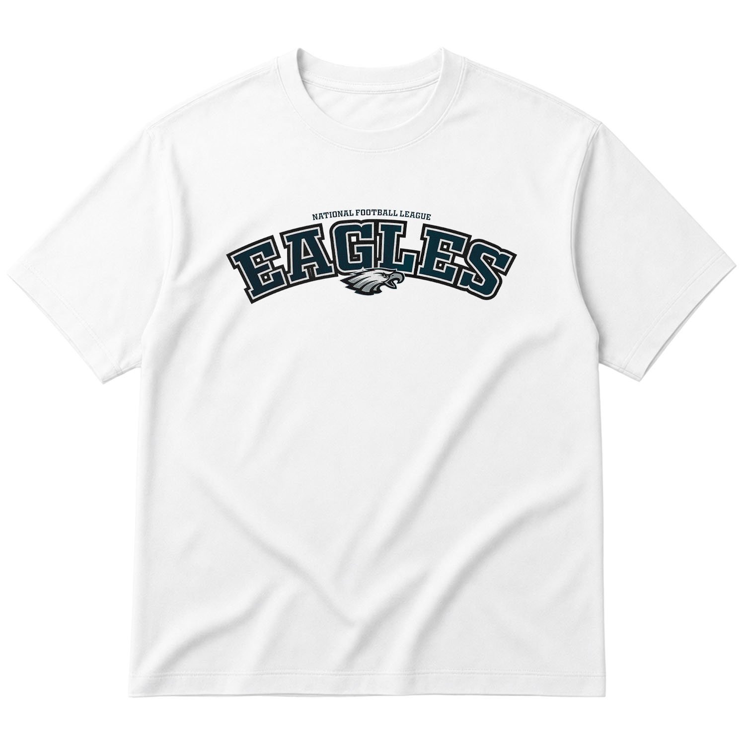 Philadelphia Eagles NFL Oversize Tişört S - Beyaz