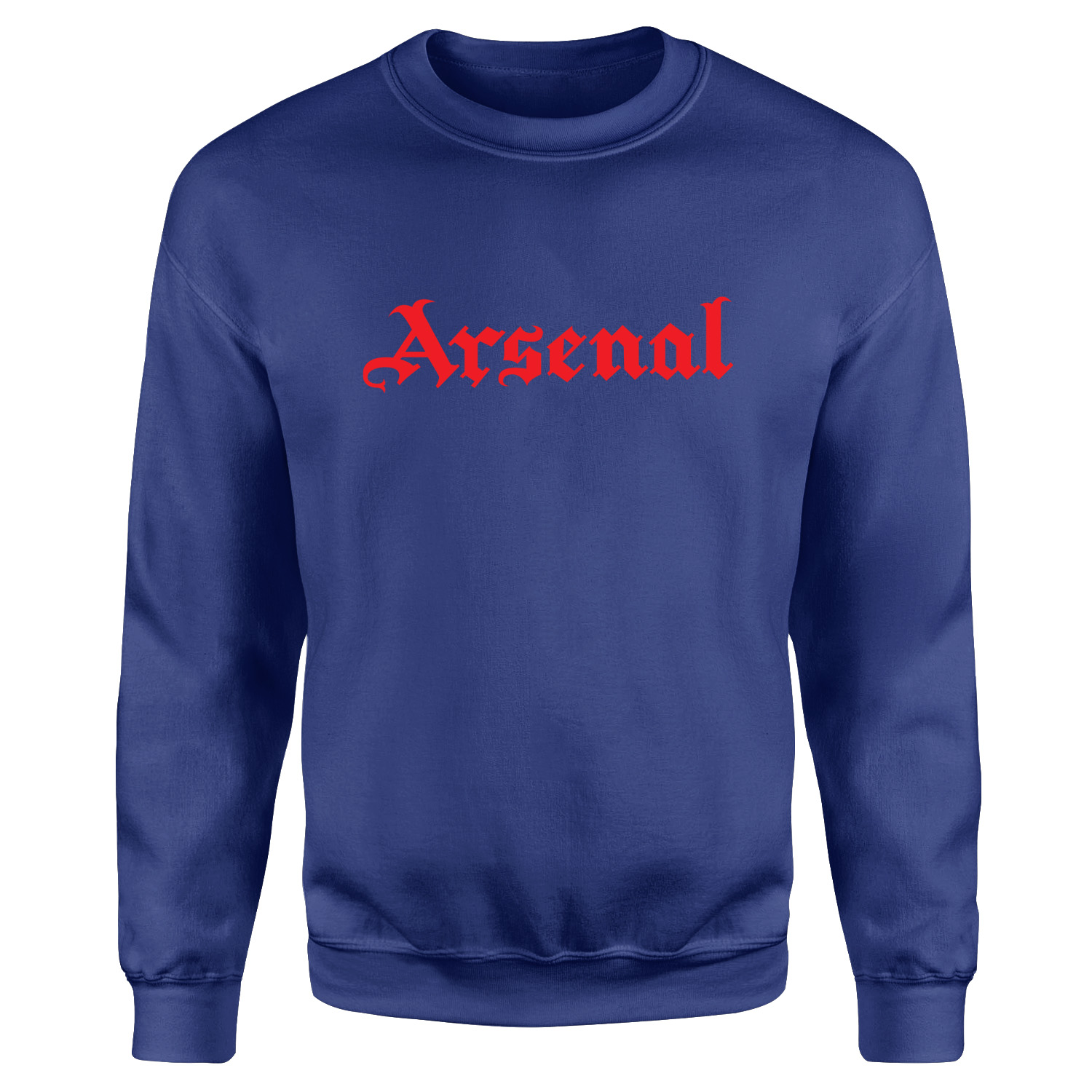Arsenal Black Letters R Sweatshirt L - İndigo Mavisi