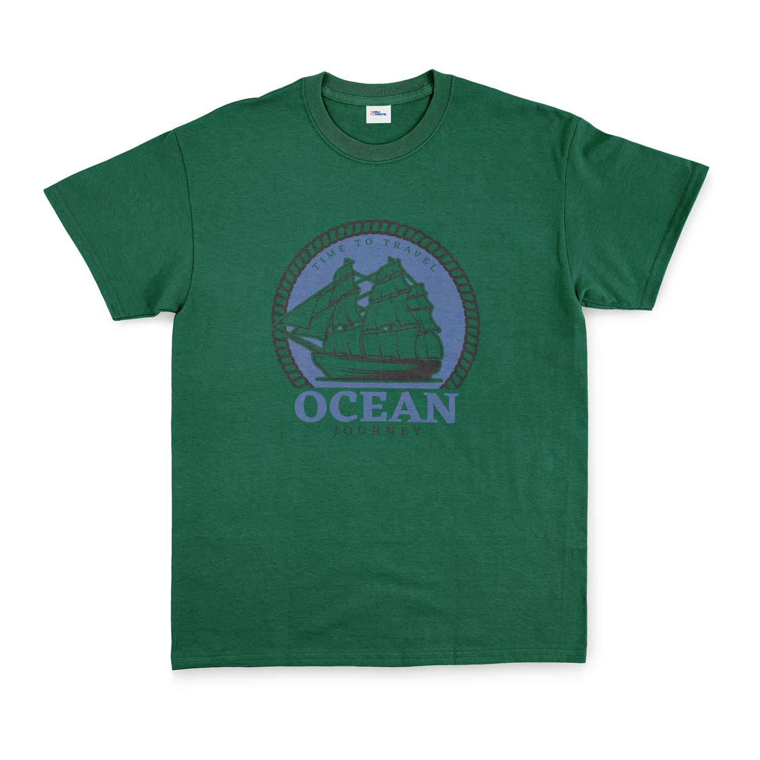 Ocean Journey Denizci Tişört XXL - Nefti Yeşili