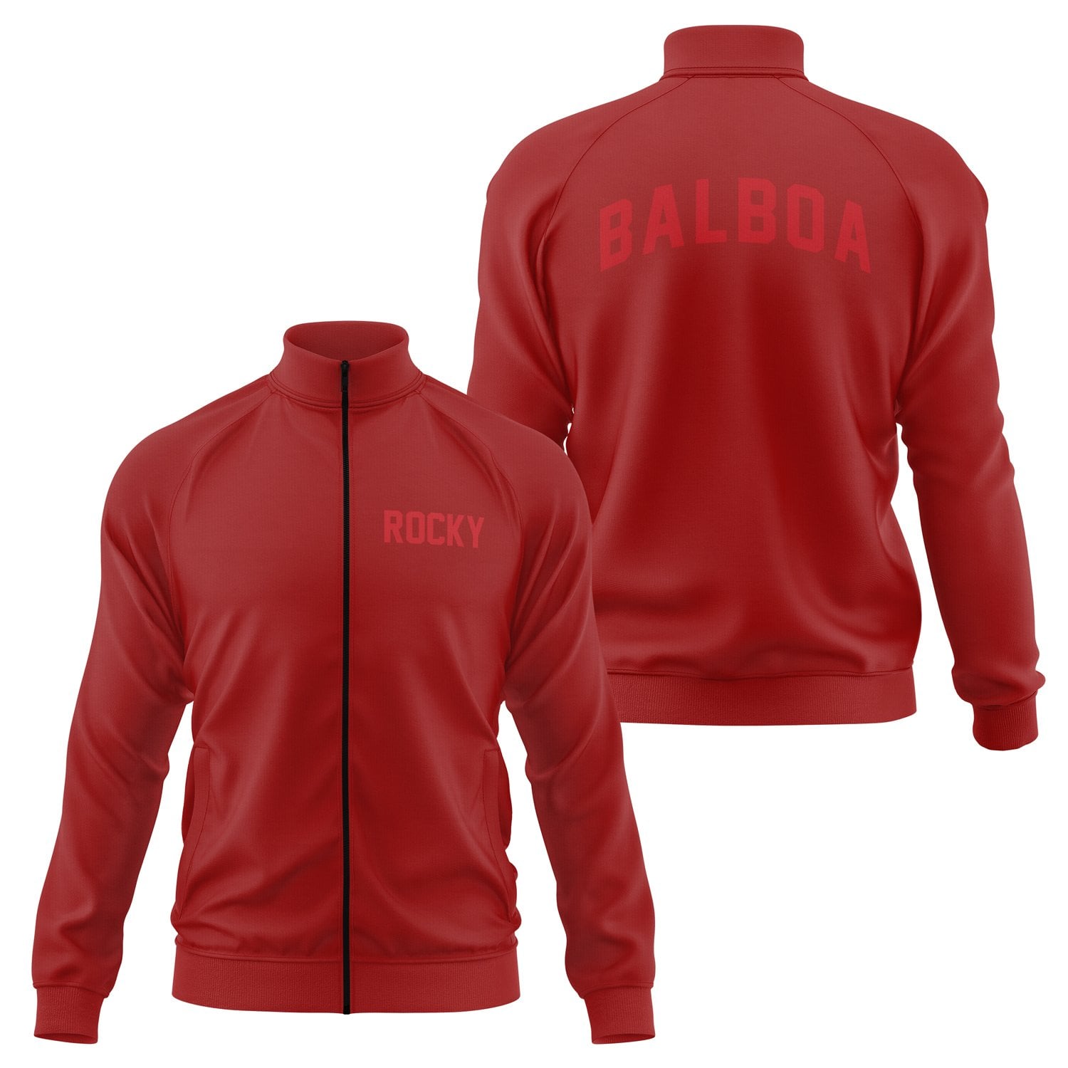 Rocky BALBOA Special Fermuarlı Sweatshirt S - Kırmızı