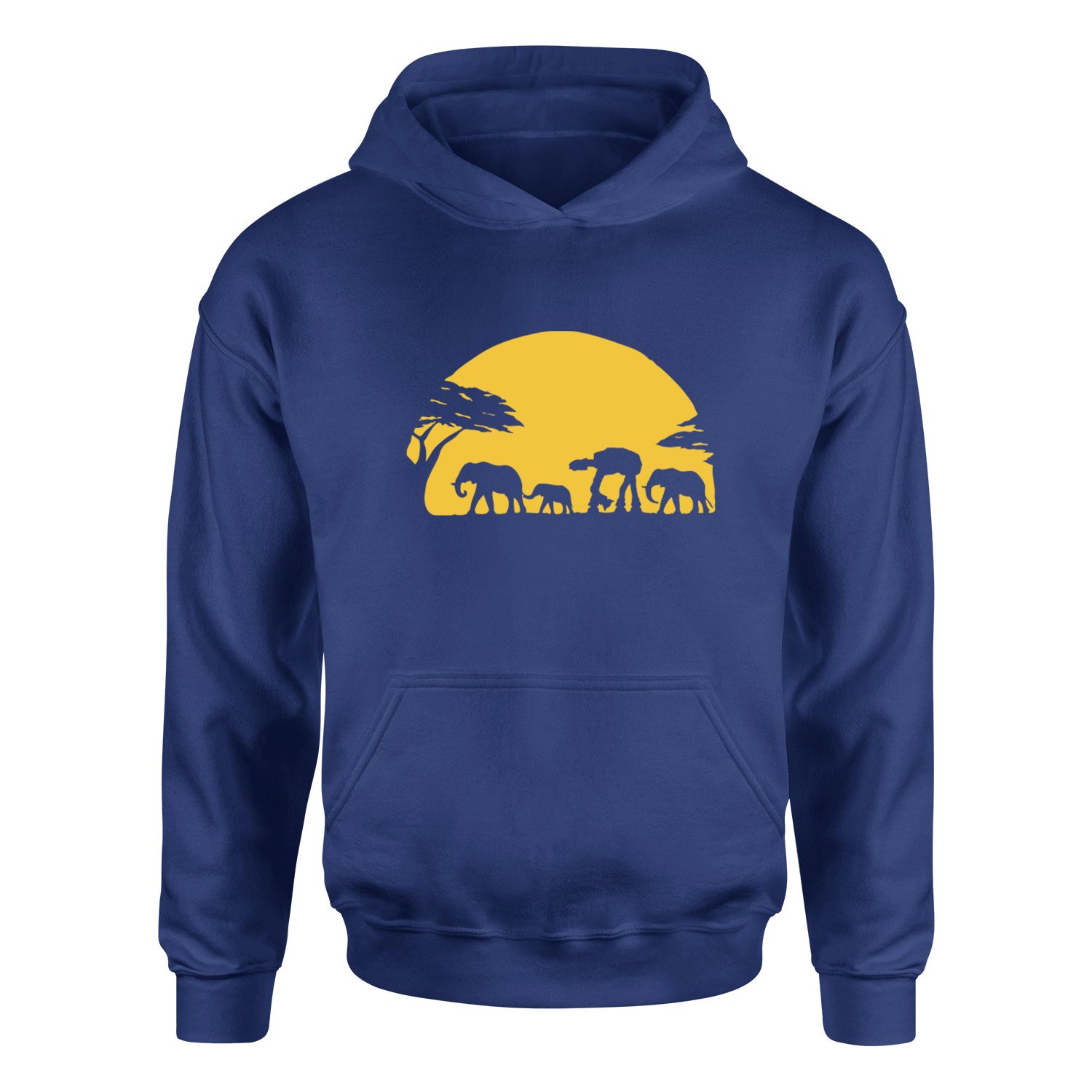 AT In the Jungle Hoodie S - İndigo Mavisi