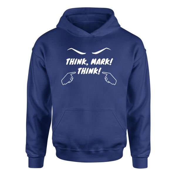 Think Mark Think Hoodie L - İndigo Mavisi