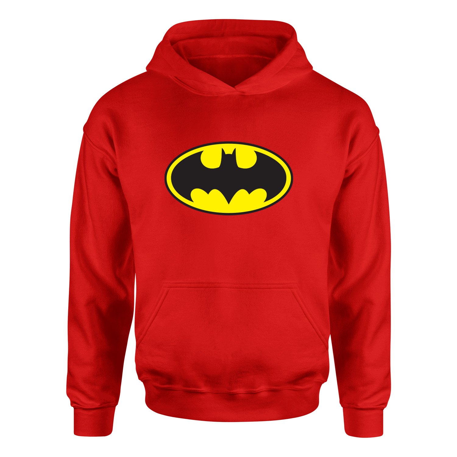 Batman Hoodie L - Kırmızı