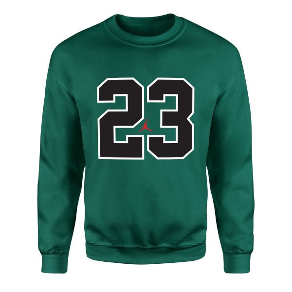 Air Jordan 23 Sweatshirt L - Nefti Yeşili