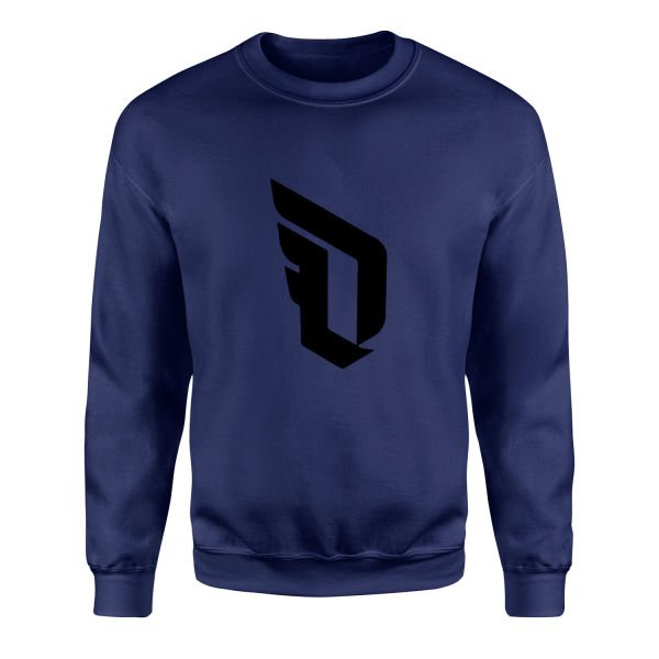 Damien Lillard B Sweatshirt M - İndigo Mavisi