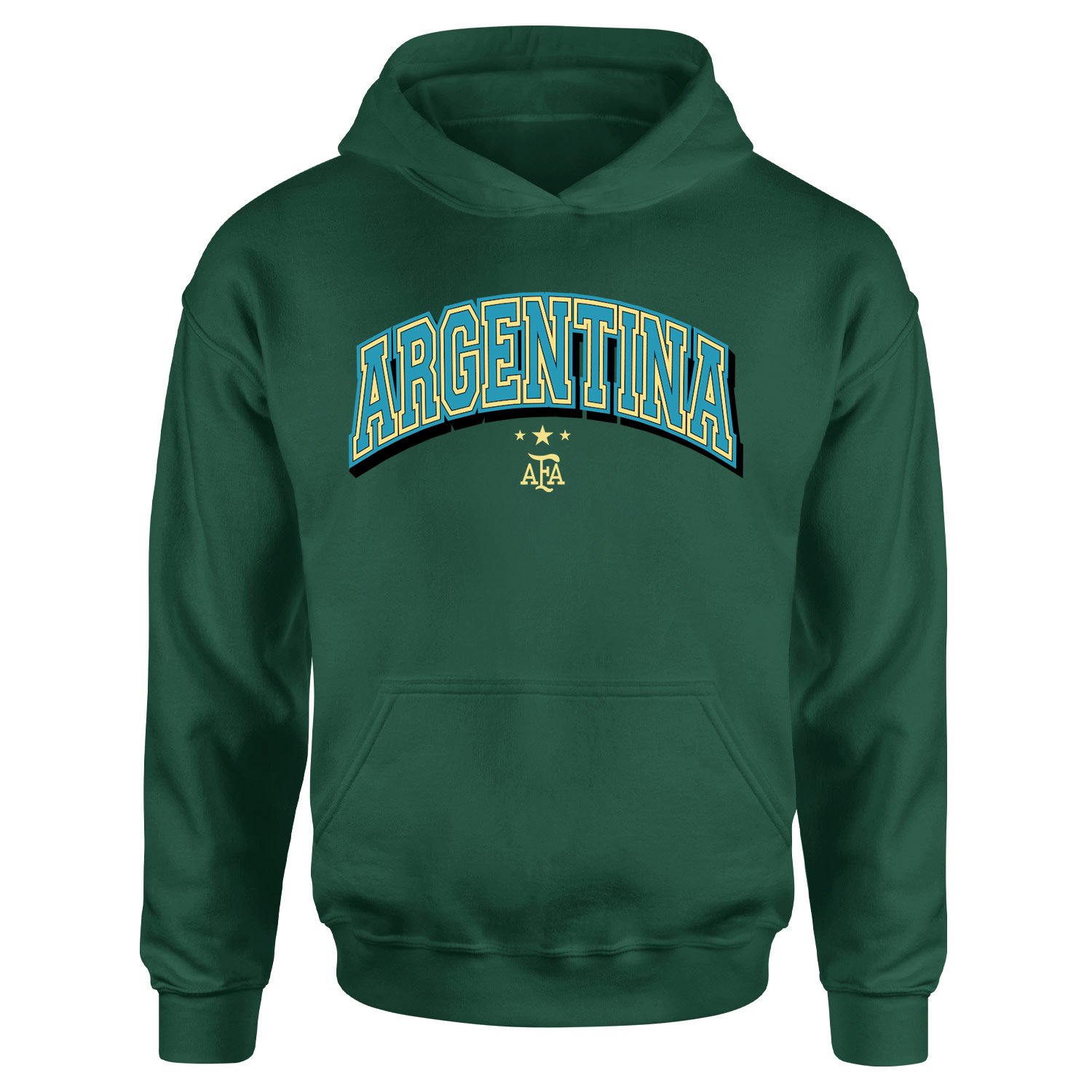 Arjantin 2026 Varsity Hoodie XXL - Nefti Yeşili