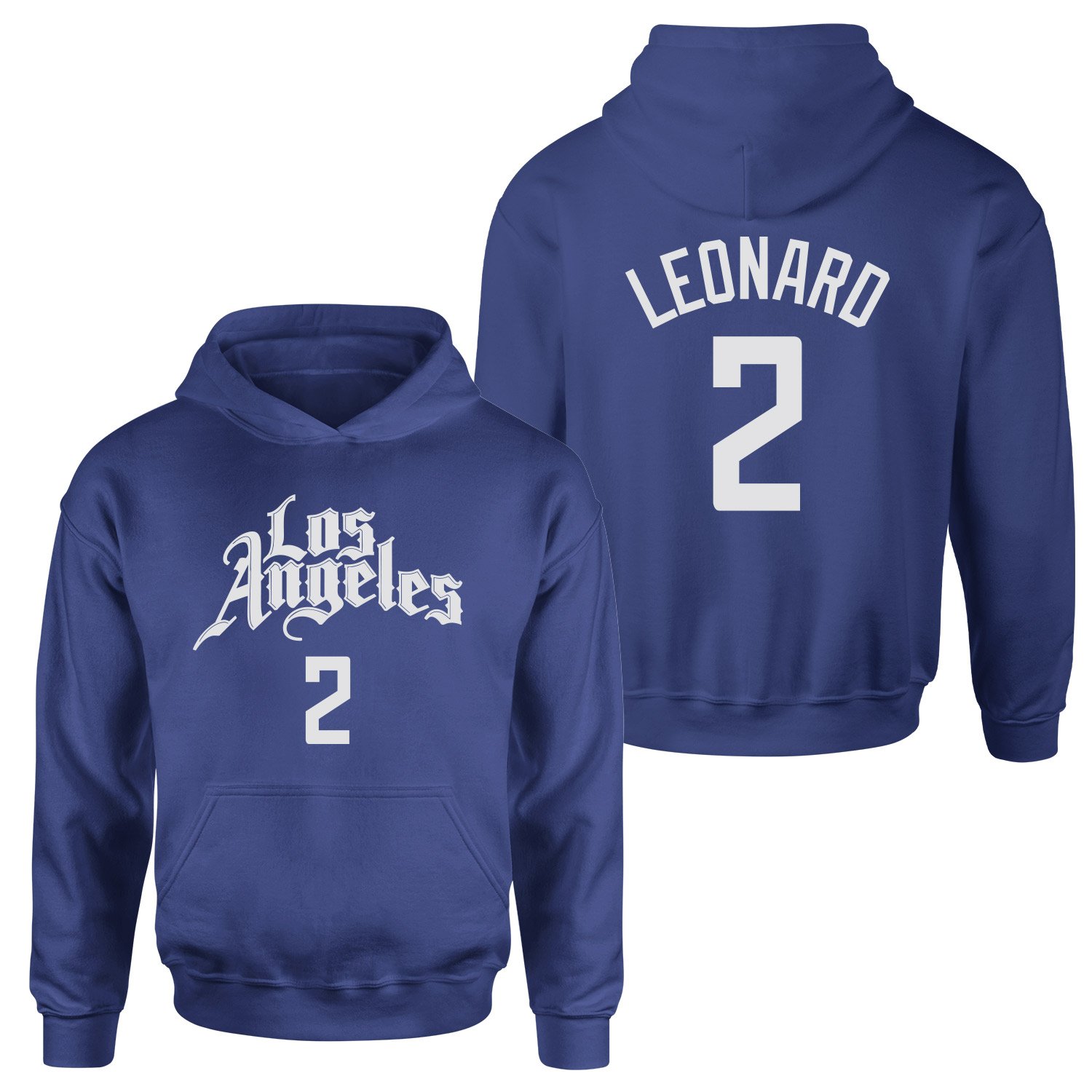 Kawhi Leonard Forma Hoodie XXL - İndigo Mavisi