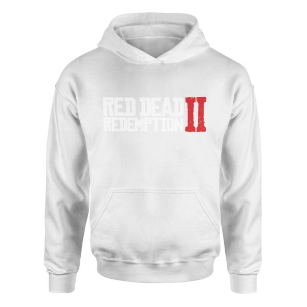 Red Dead Redemption II Hoodie S - Beyaz