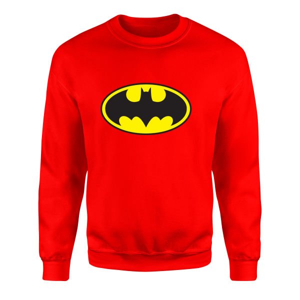 Batman Sweatshirt XL - Kırmızı