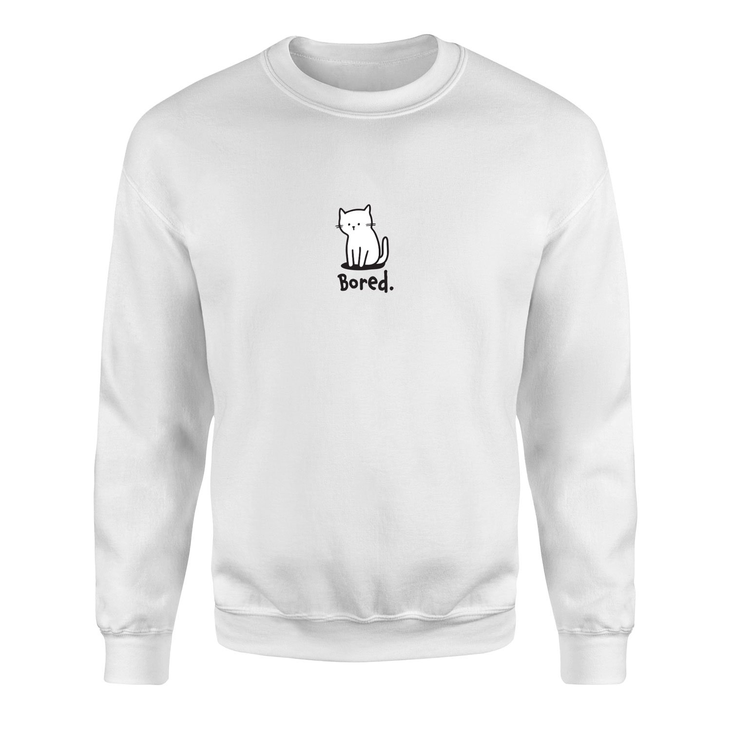Bored. Sweatshirt S - Beyaz