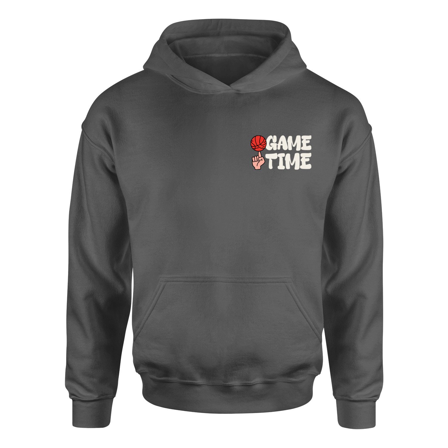 Game Time Hoodie M - Füme