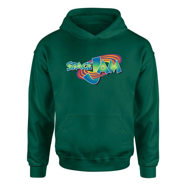 Space Jam Hoodie M - Nefti Yeşili