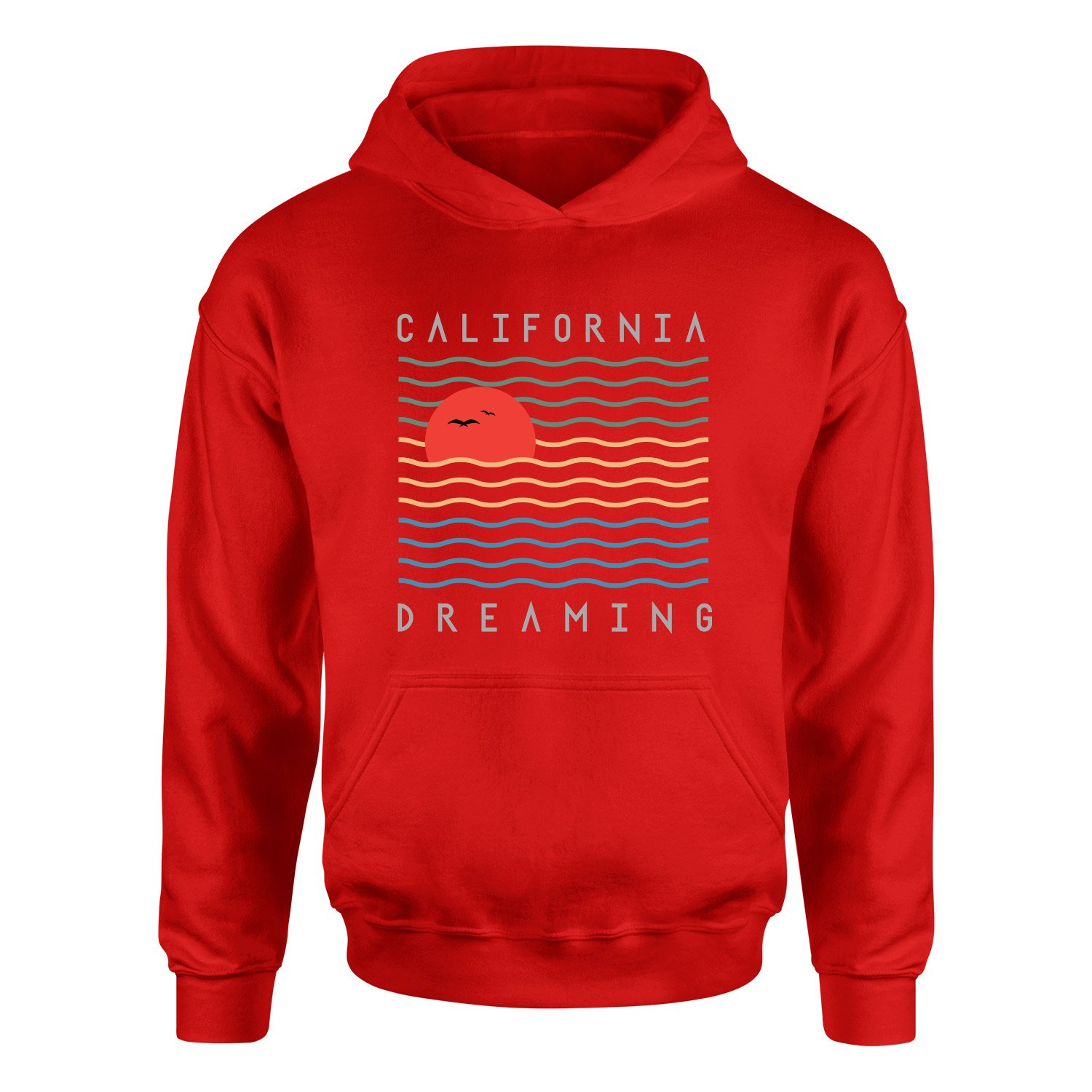 California Dreamin’ Hoodie XL - Kırmızı