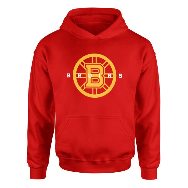 Boston Bruins Graphic Hoodie L - Kırmızı