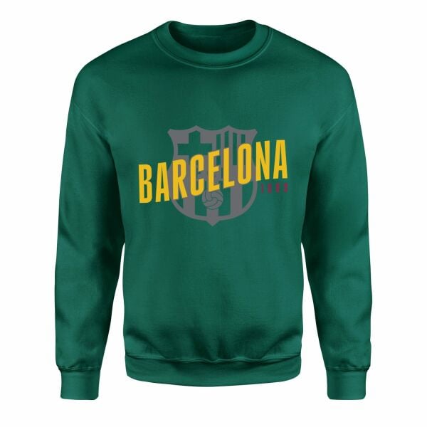 FC Barcelona 1899 Sweatshirt S - Nefti Yeşili