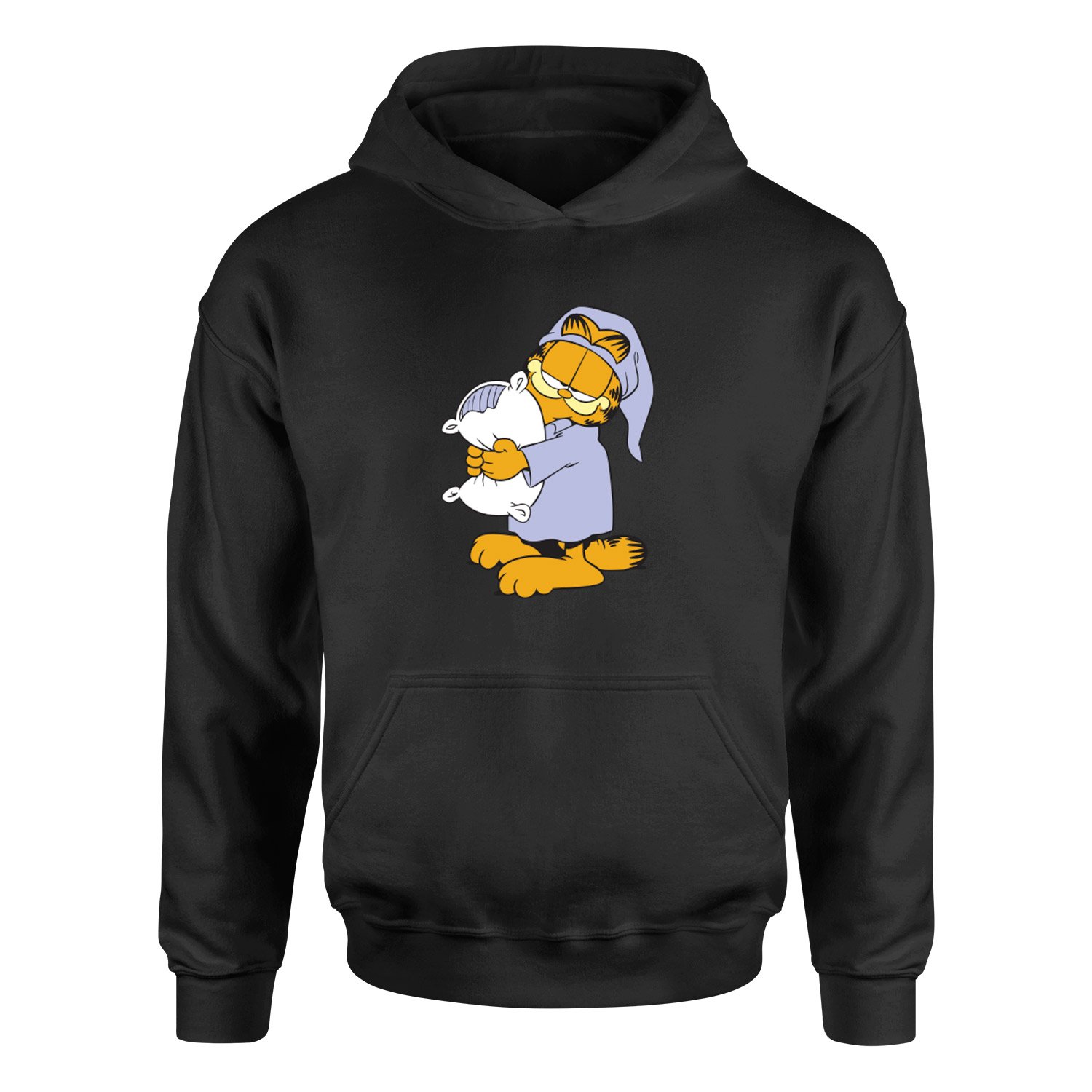 Garfield Hoodie L - Siyah