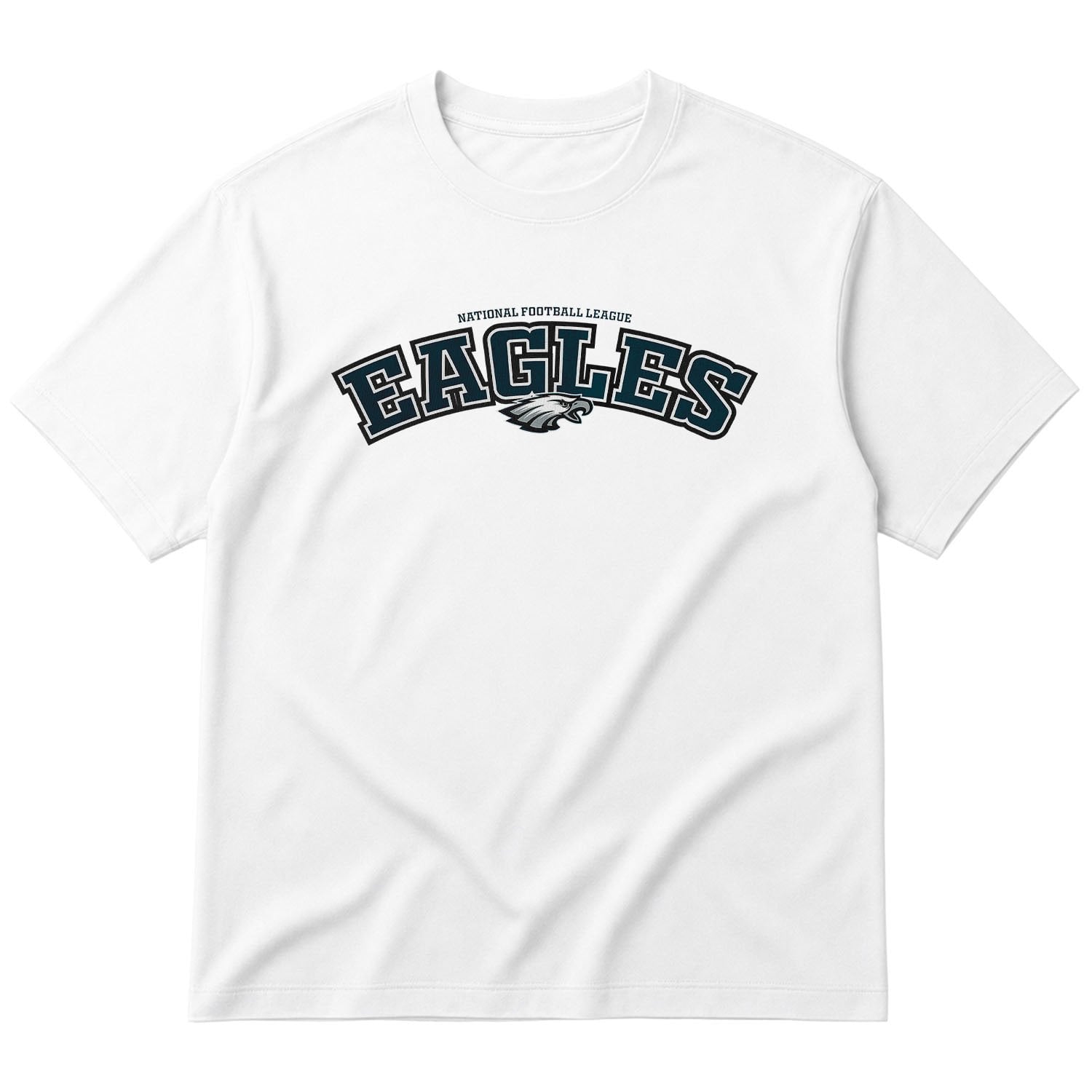 Philadelphia Eagles NFL Oversize Tişört M - Beyaz