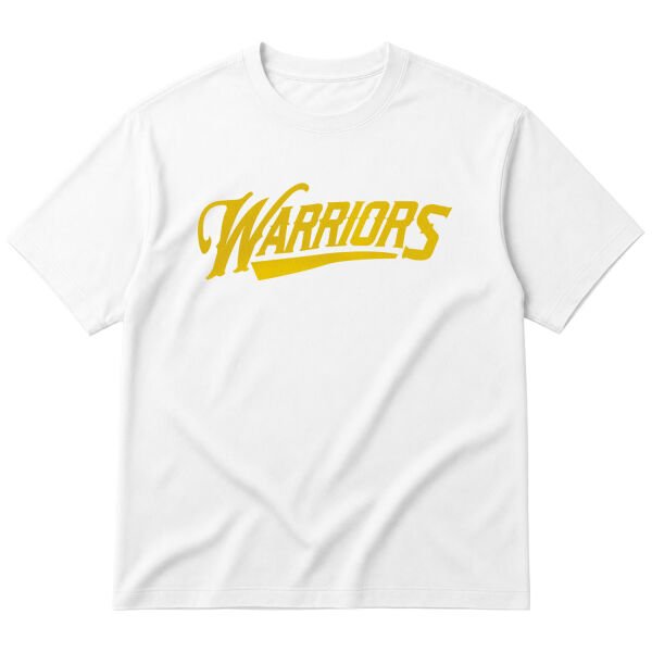 Warriors Oversize Tişört S - Beyaz