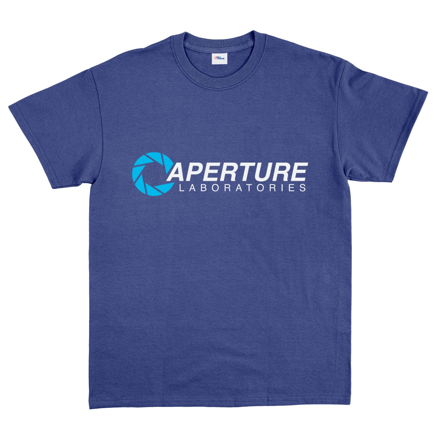 Aperture Laboratories | Half-Life Tişört S - İndigo Mavisi