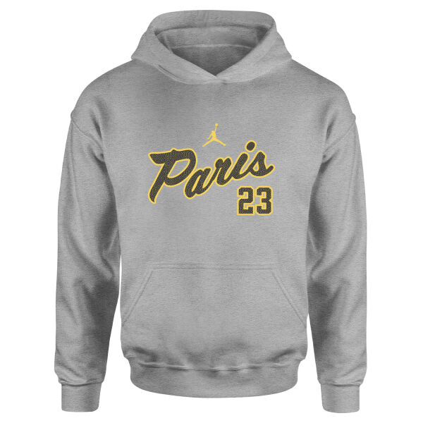 Paris 23 Jordan Hoodie L - Gri