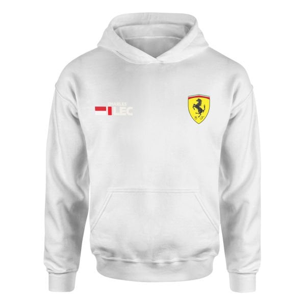 Charles Leclerc Ferrari Name Tag Hoodie
