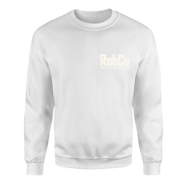 RobCo Industries Fallout Sweatshirt M - Beyaz