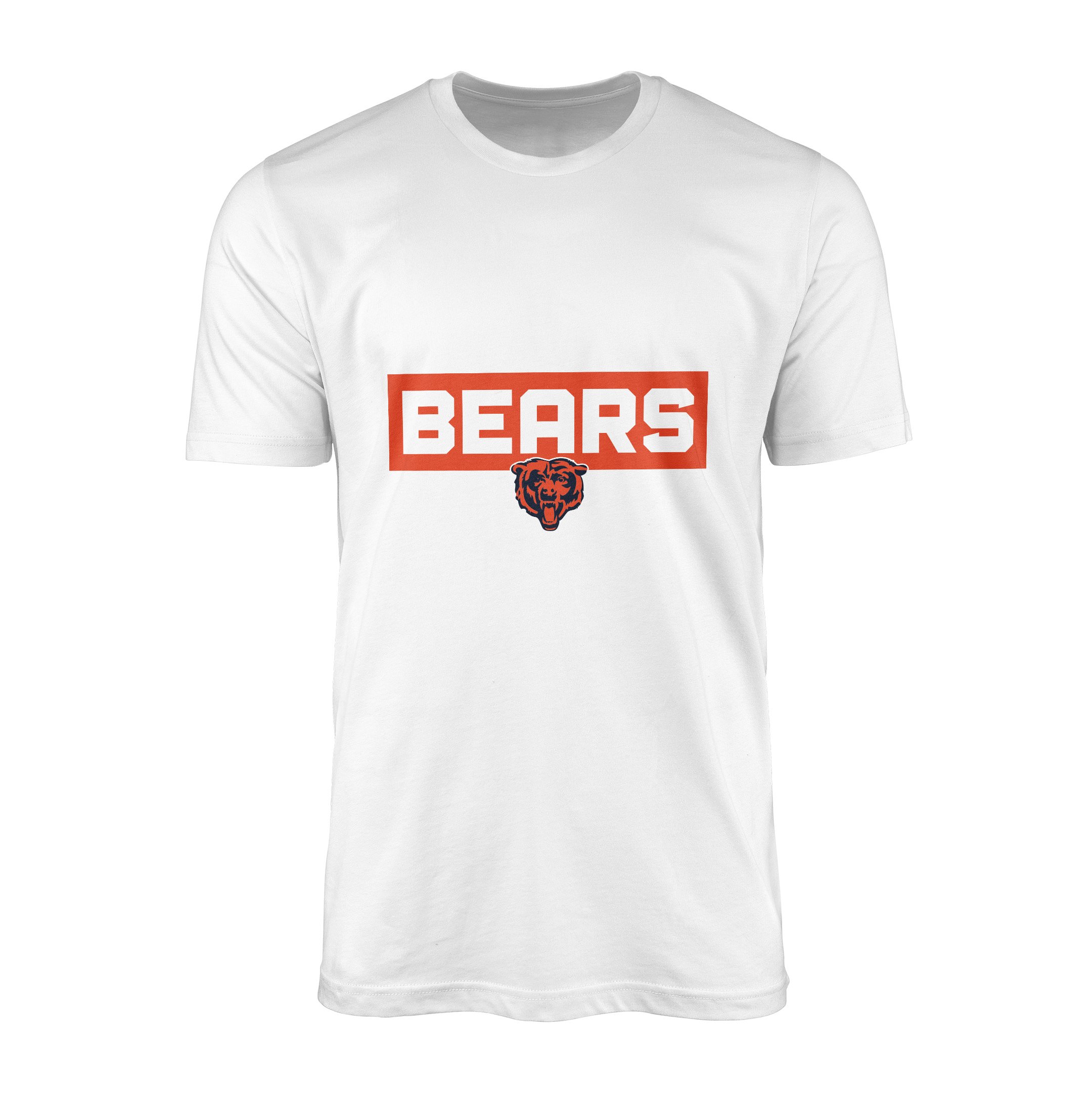 Chicago BEARS Bear Nation Tişört L - Beyaz