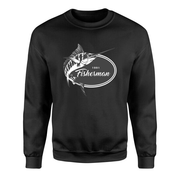 Fisherman 1991 Sweatshirt XL - Siyah