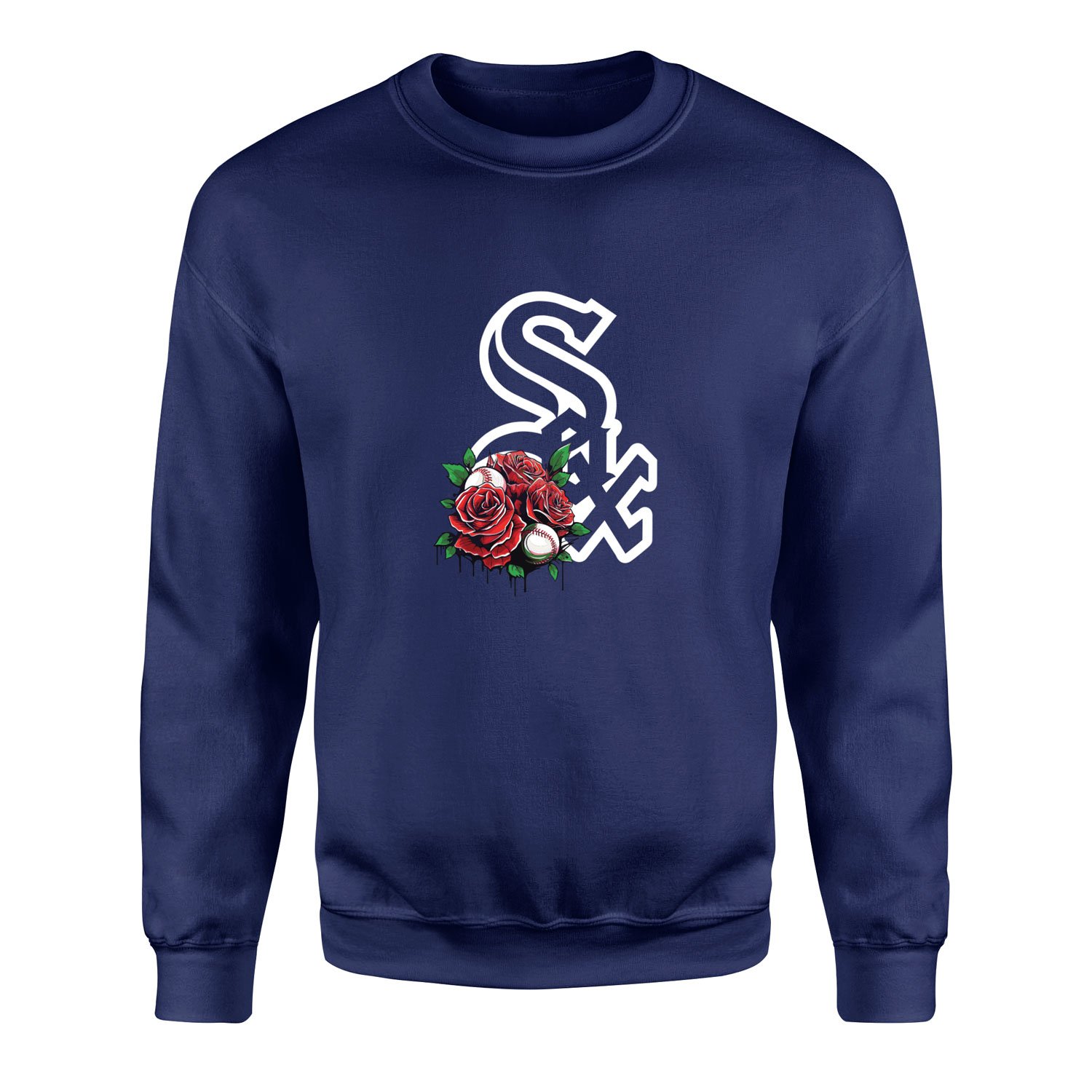 Chicago White Sox Roses Sweatshirt S - İndigo Mavisi