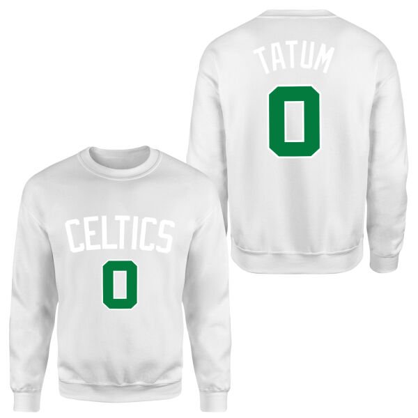 Jason Tatum 0 Forma Sweatshirt M - Beyaz