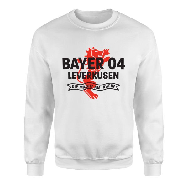 B04 Leverkusen Die Macht Am Rhein Sweatshirt S - Beyaz