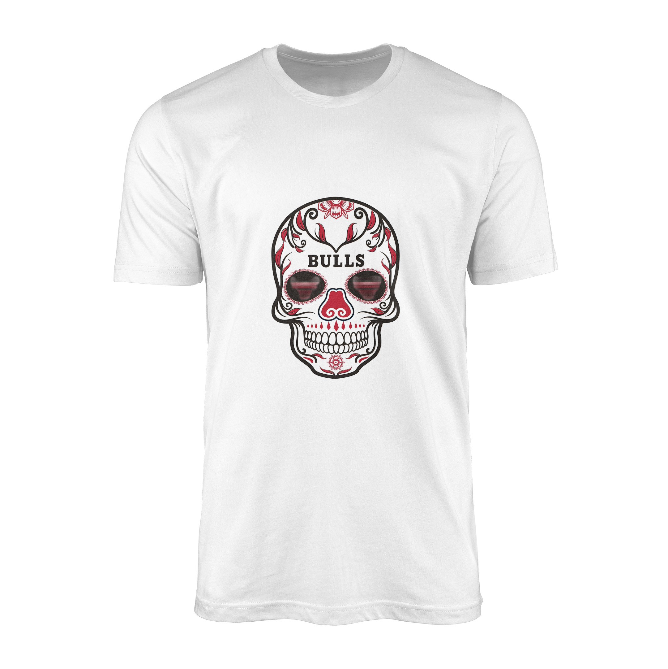 Bulls Skull Tişört S - Beyaz