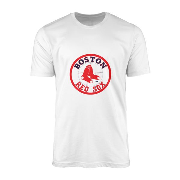 Boston RED SOX Baseball Tişört XL - Beyaz