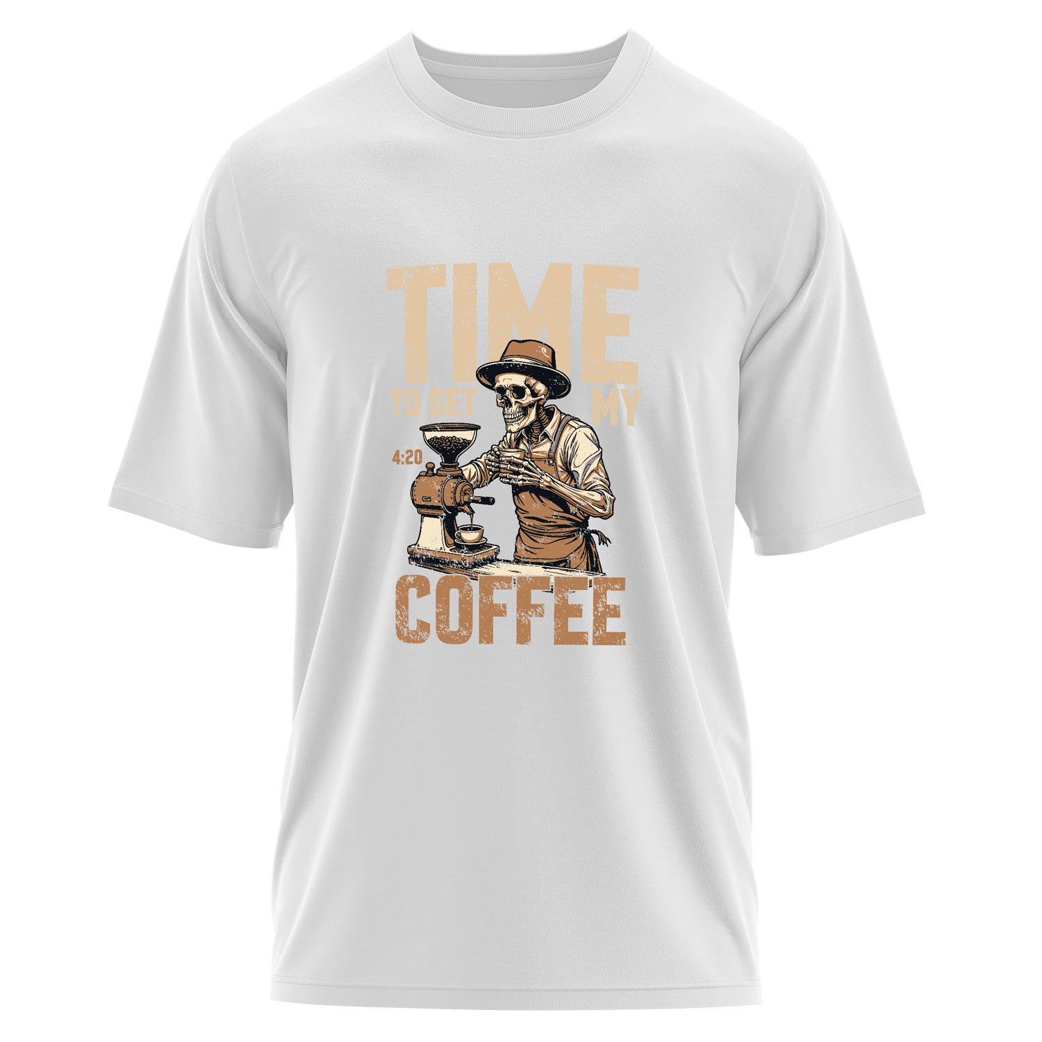 Time to Get My Coffee Oversize Tişört