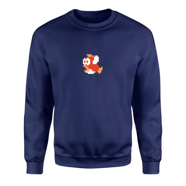 Super Mario Sweatshirt S - İndigo Mavisi