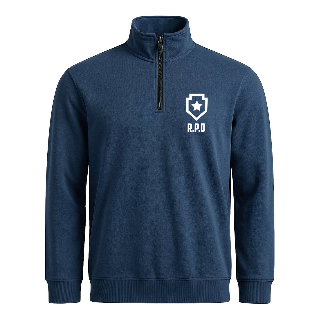 RPD Yarım Fermuarlı Sweatshirt XXL - İndigo Mavisi